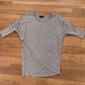 Papillon gray crewneck sweater shirt top size small S
 b75